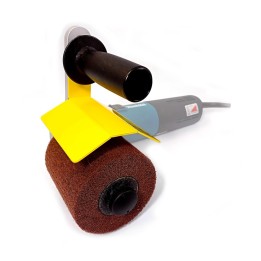 Adapter do satynowania GLOB SYSTEM ALU-04 + ściernica walcowa 100x100x19